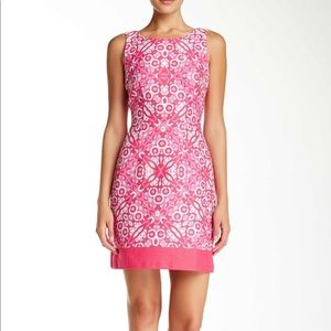 NWT - Sleeveless printed sheath Dress